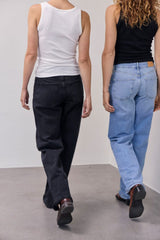 Pulz Jeans Vega UHW Jeans Wide Leg - Light Blue Denim