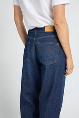 Pulz Jeans Vega uhw Jeans Wide Leg - Dark Blue Denim
