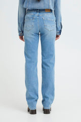 Pulz Karolina HW Jeans Straight Leg - Light Blue