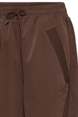 Pulz Jeans Fia Hw Pants Tapered Leg - Coffee Bean