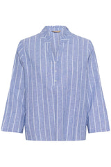 Culture Arletty Blouse - Powder Blue/Gar