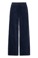 Pulz Jeans Essy Pants Elastic Waist - Dark Sapphire