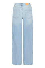 Pulz Jeans Vega UHW Jeans Wide Leg - Light Blue Denim
