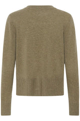 Culture taia Arrow Cardigan - Green Melange