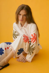 Culture Chrestella Cropped Pants - Spring Gardenia