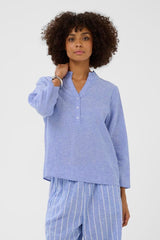 Culture Arletty Blouse - Powder Blue