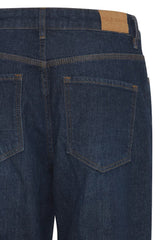 Pulz Jeans Vega uhw Jeans Wide Leg - Dark Blue Denim
