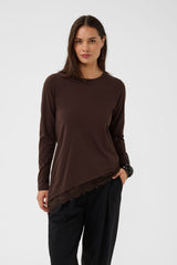 Culture Vena LS T-Shirt - Coffee Bean