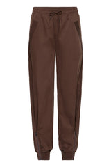 Pulz Jeans Fia Hw Pants Tapered Leg - Coffee Bean