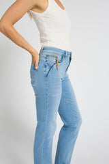 Pulz Karolina HW Jeans Straight Leg - Light Blue