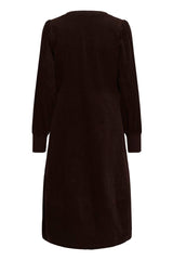 Culture rhaena LS Dress - Coffee Bean