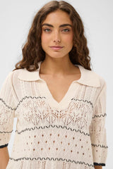 Culture Ylva SS Polo - Whitecap