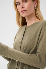 Culture taia Arrow Cardigan - Green Melange