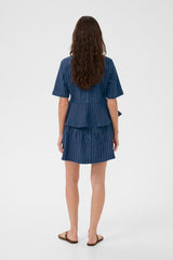 Culture Mai Renny Blouse - Dark Blue Wash