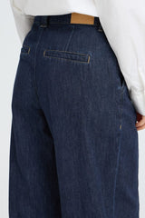 Pulz Jeans Erna Jeans uhw Wide Leg - Dark Blue