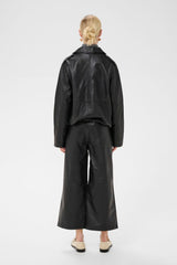 Culture Liopa Canja Leather Jacket - Black