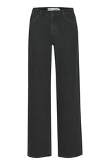 Pulz Jeans Vega uhw Jeans Wide Leg - Black Denim