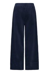 Pulz Jeans Essy Pants Elastic Waist - Dark Sapphire