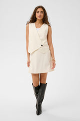 Culture Nilea  Waistcoat - Whitecap