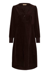 Culture rhaena LS Dress - Coffee Bean