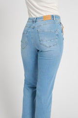 Pulz Karolina HW Jeans Straight Leg - Light Blue