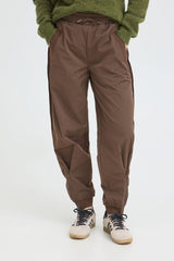 Pulz Jeans Gia HW Pantes Tapered Leg -  Espresso - Grey