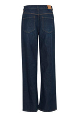 Pulz Jeans Vega uhw Jeans Wide Leg - Dark Blue Denim