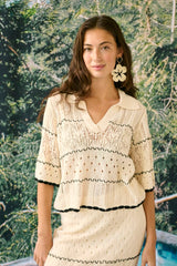 Culture Ylva SS Polo - Whitecap
