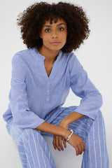 Culture Arletty Blouse - Powder Blue