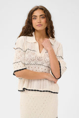Culture Ylva SS Polo - Whitecap