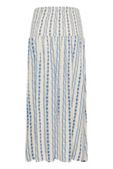 Culture hollie Skirt - Blue/White Graphic