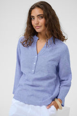 Culture Arletty Blouse - Powder Blue