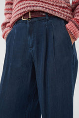 Culture Uisa Pants - Dark Blue