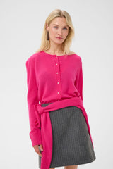 Culture taia Arrow Cardigan - Fandango Pink