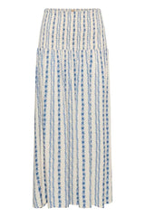 Culture hollie Skirt - Blue/White Graphic