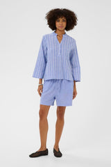 Culture Arletty Blouse - Powder Blue/Gar