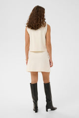 Culture Nilea  Waistcoat - Whitecap