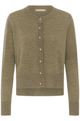 Culture taia Arrow Cardigan - Green Melange