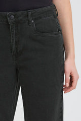 Pulz Jeans Vega uhw Jeans Wide Leg - Black Denim