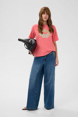Culture Cilie Gith T-shirt - Sugar Coral