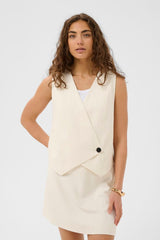 Culture Nilea  Waistcoat - Whitecap