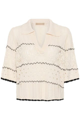 Culture Ylva SS Polo - Whitecap