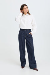 Pulz Jeans Erna Jeans uhw Wide Leg - Dark Blue