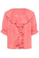 Culture Musso SS Blouse - Sugar Coral