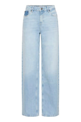 Pulz Jeans Vega UHW Jeans Wide Leg - Light Blue Denim