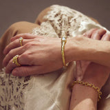 Pure By Nat Alina Foil Ring 48341 - Rosa