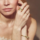 Pure By Nat Alina Foil Ring 48341 - Rosa