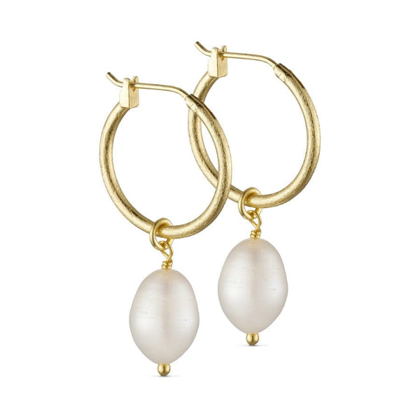 Pure by Nat Hoop Earing  Gold - 45717