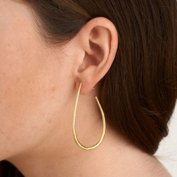 Pure by Nat Dropshaped Earrings Gold - 45737