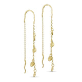 Pure by Nat Earring W Pendants Gold  - 45772